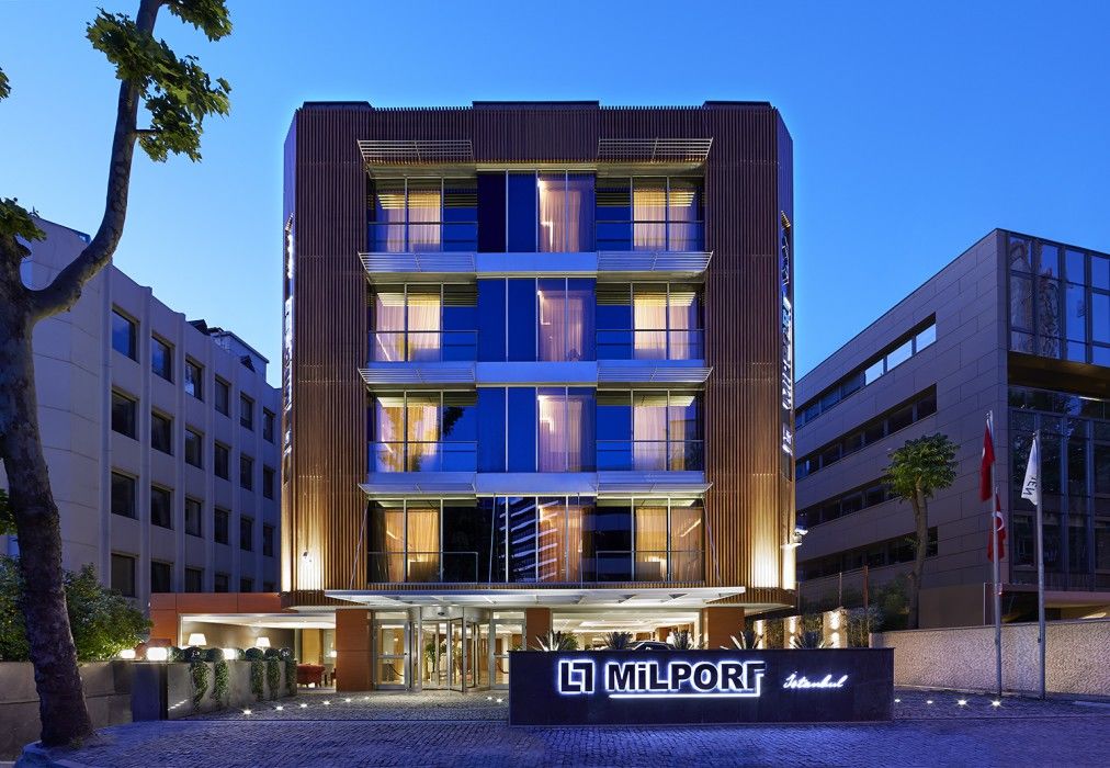 Milport Hotel Levent Истанбул Екстериор снимка
